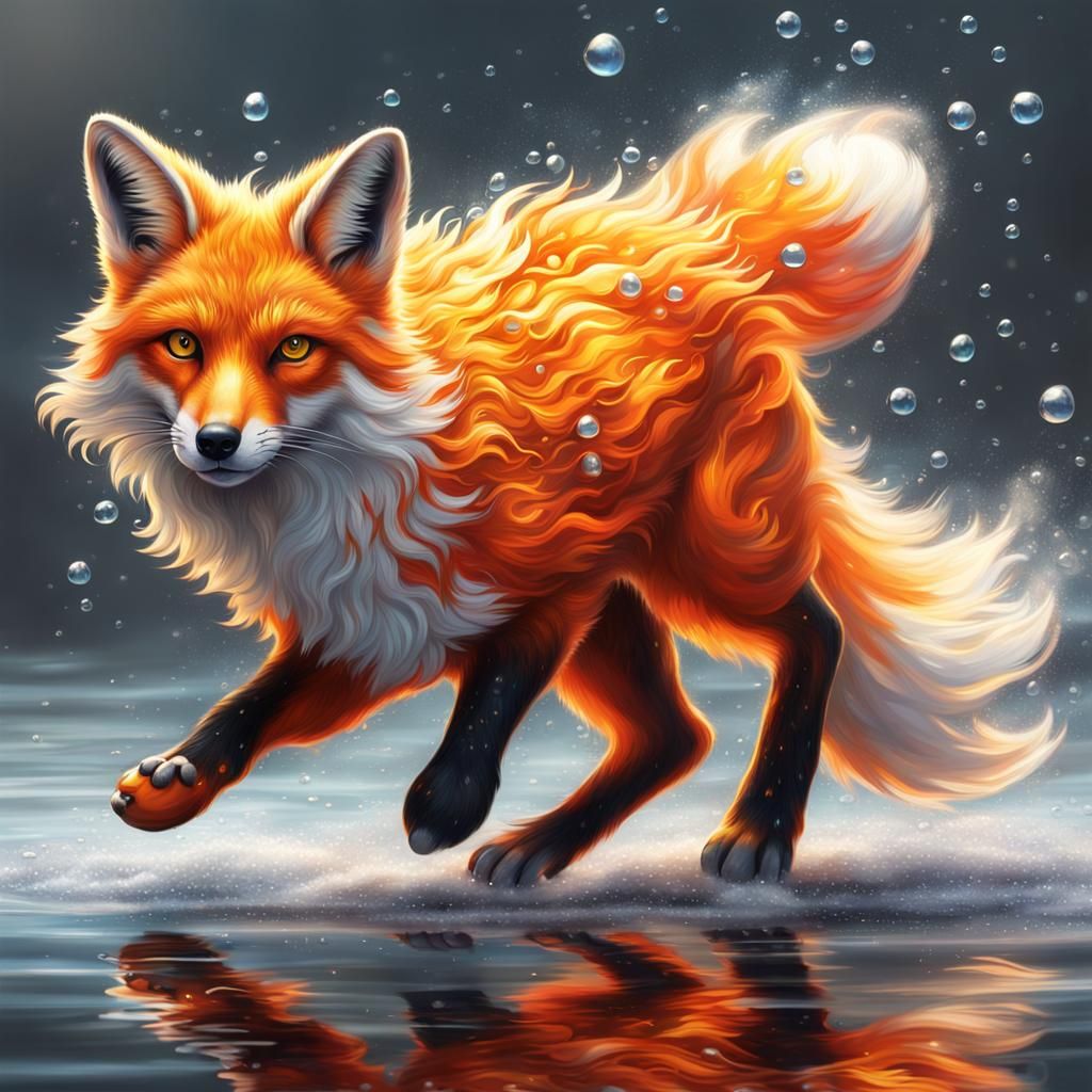walking fox