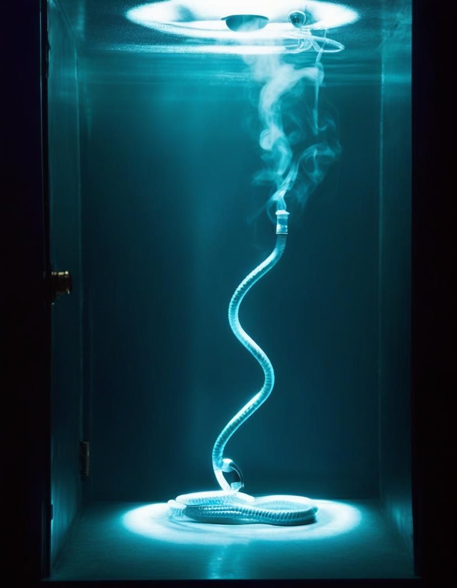 Lamplit Still Life in Mixed Media Style