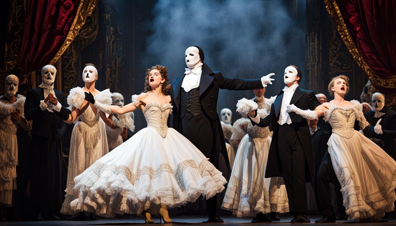 Phantom of the Opera: Gothic Art Deco Stage