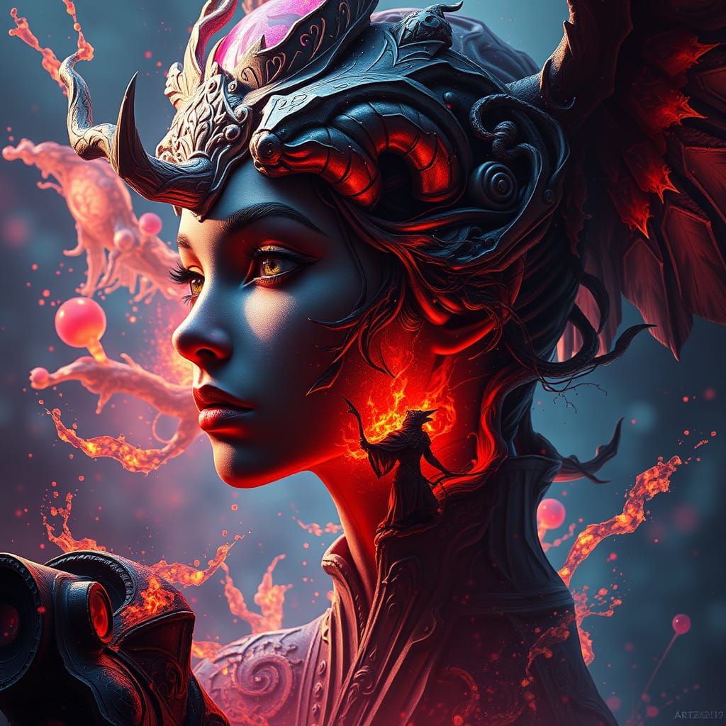 Surreal Fantasy World Unveiled in Vibrant Detail