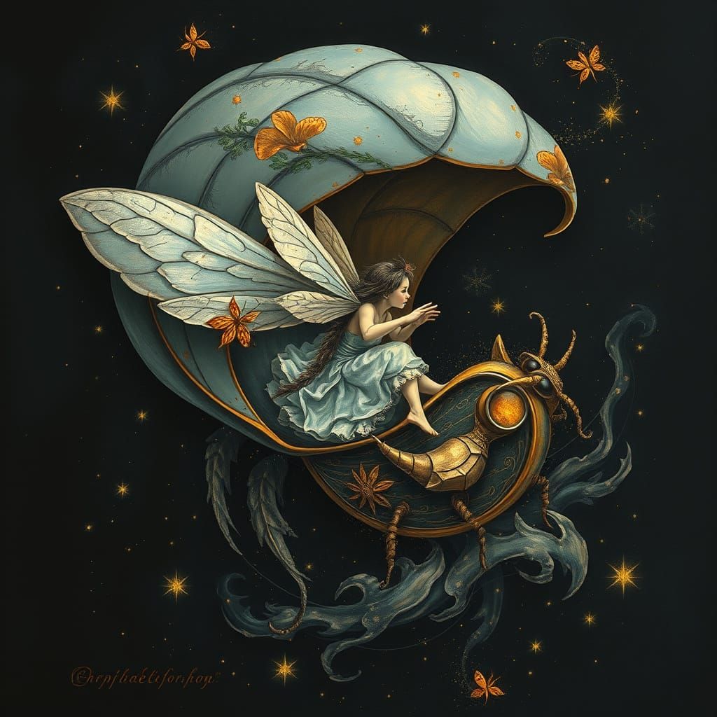 Mystical Sprite Navigates a Dreamlike Universe Within a Vict...