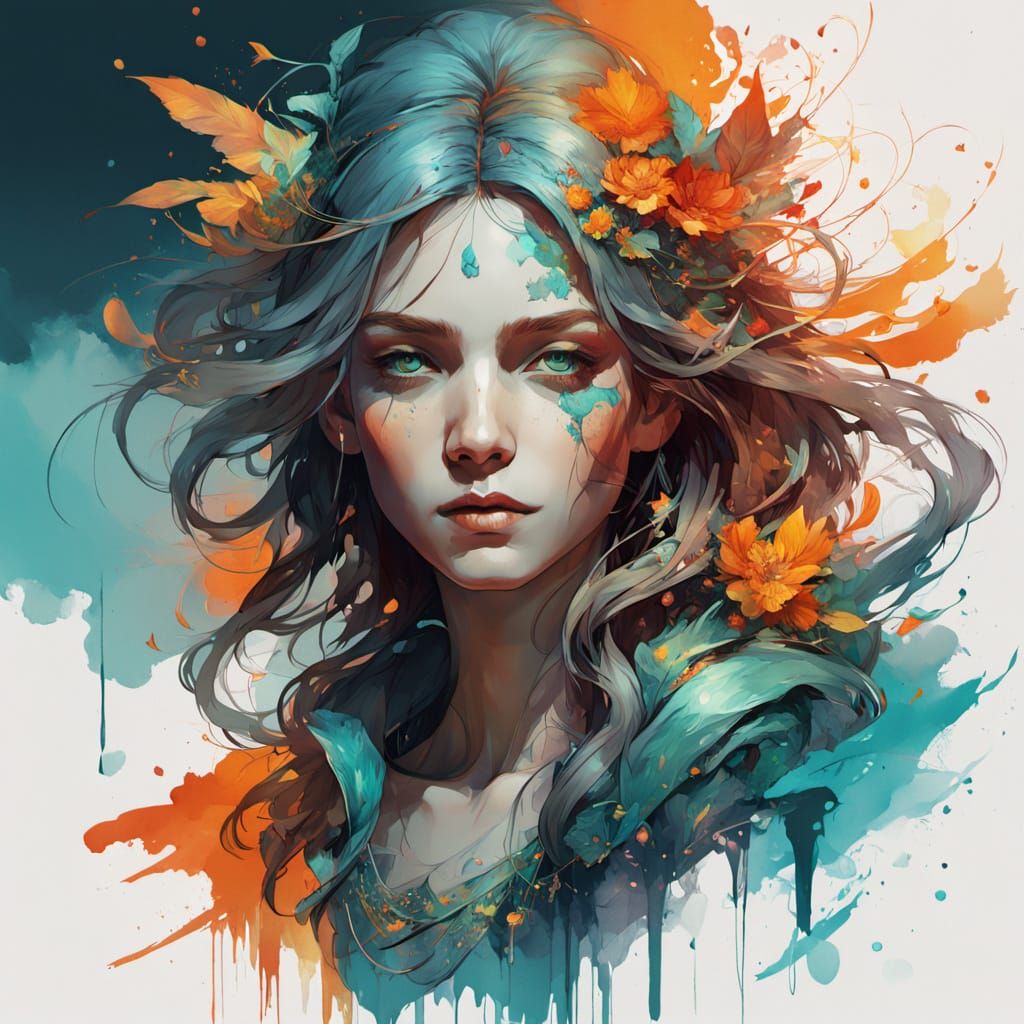 Fantasy Watercolour Painting with Dynamic Lighting