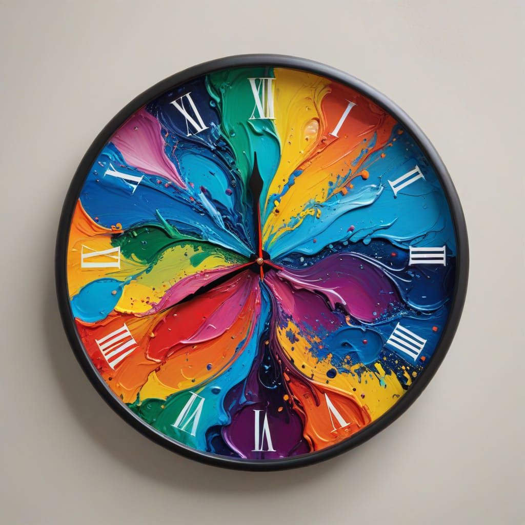 Time Transforms into Vibrant Artistic Expression