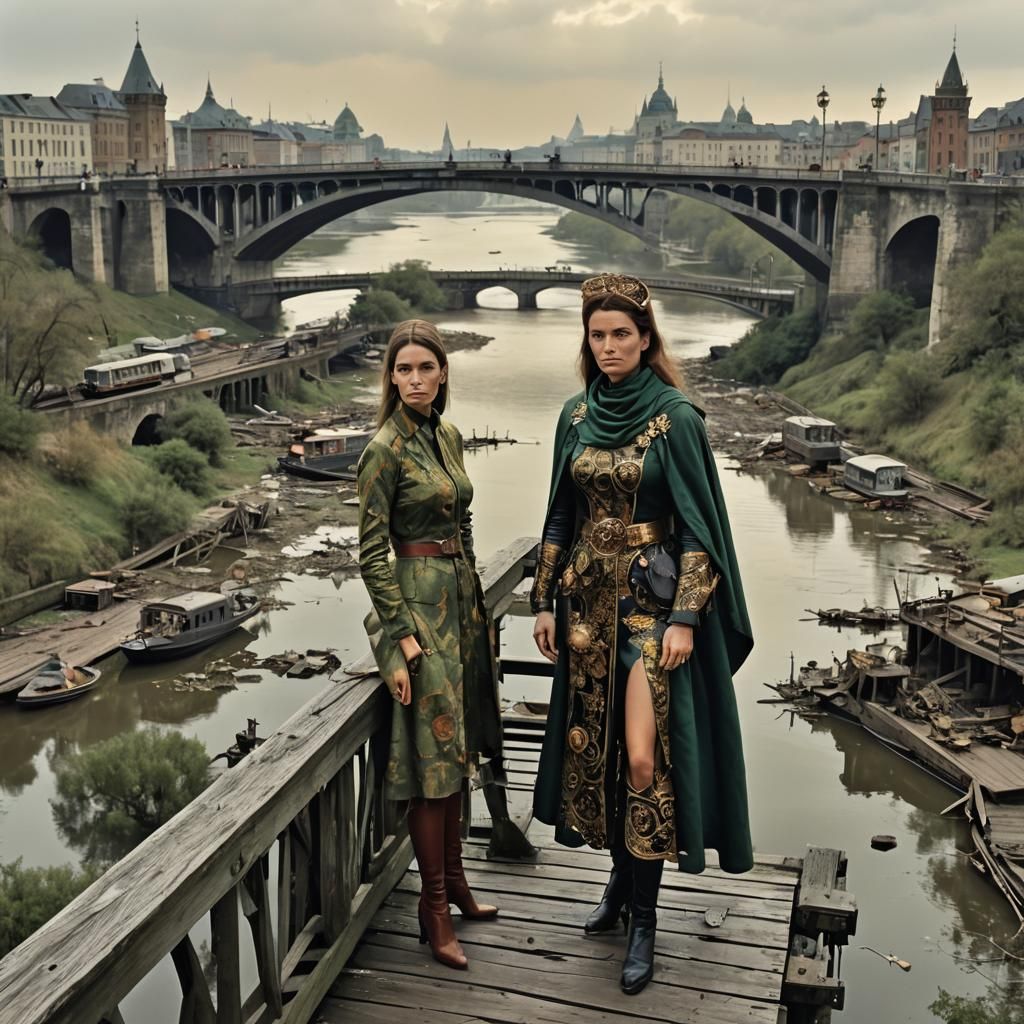 Campy Horror Model in Boston with Eye of Sauron Tattoo