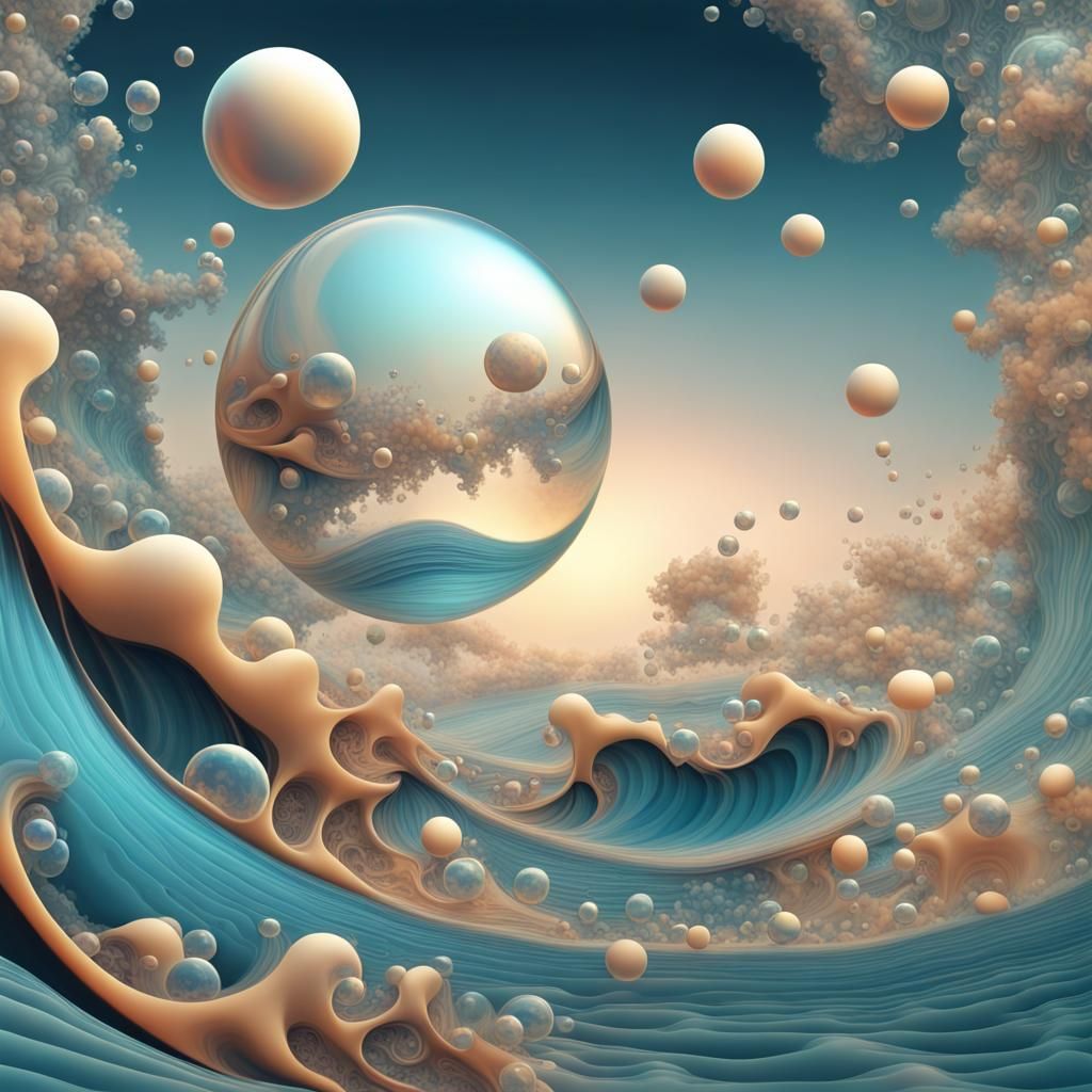 The Universe in a Wave and a Bubble