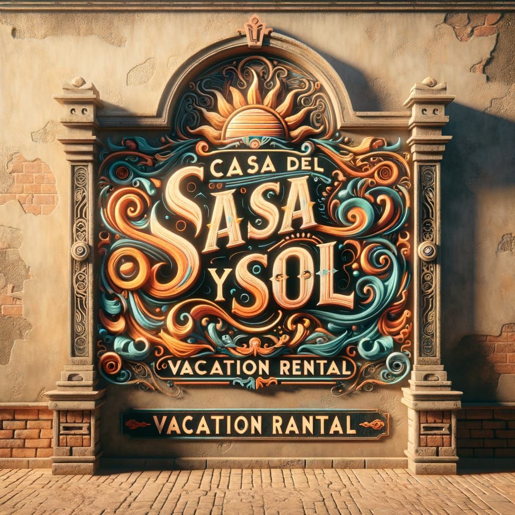 Casa del Salsa y Sol Vacation Rental Sign