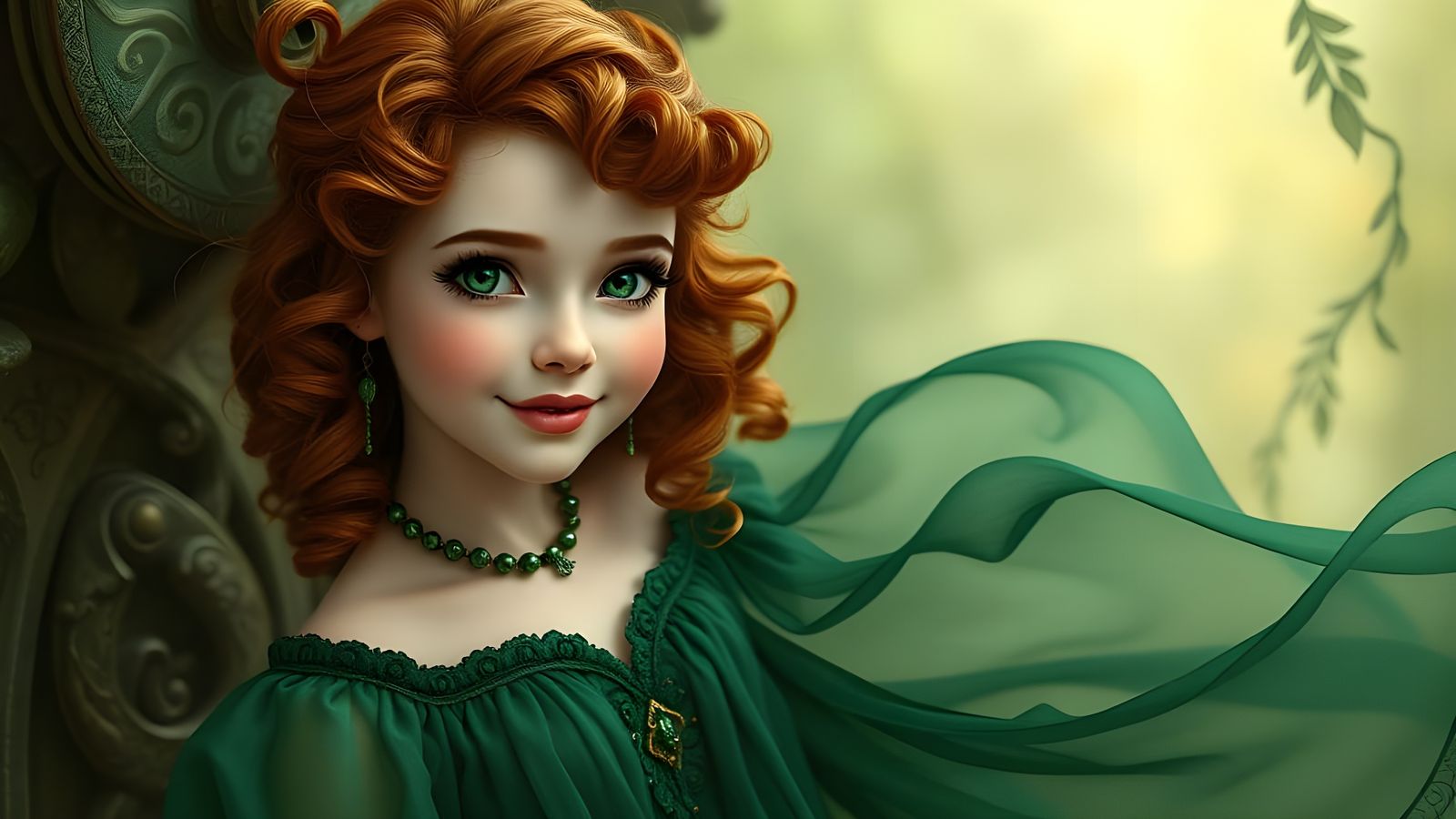 Ethereal Celtic Goddess Portrait