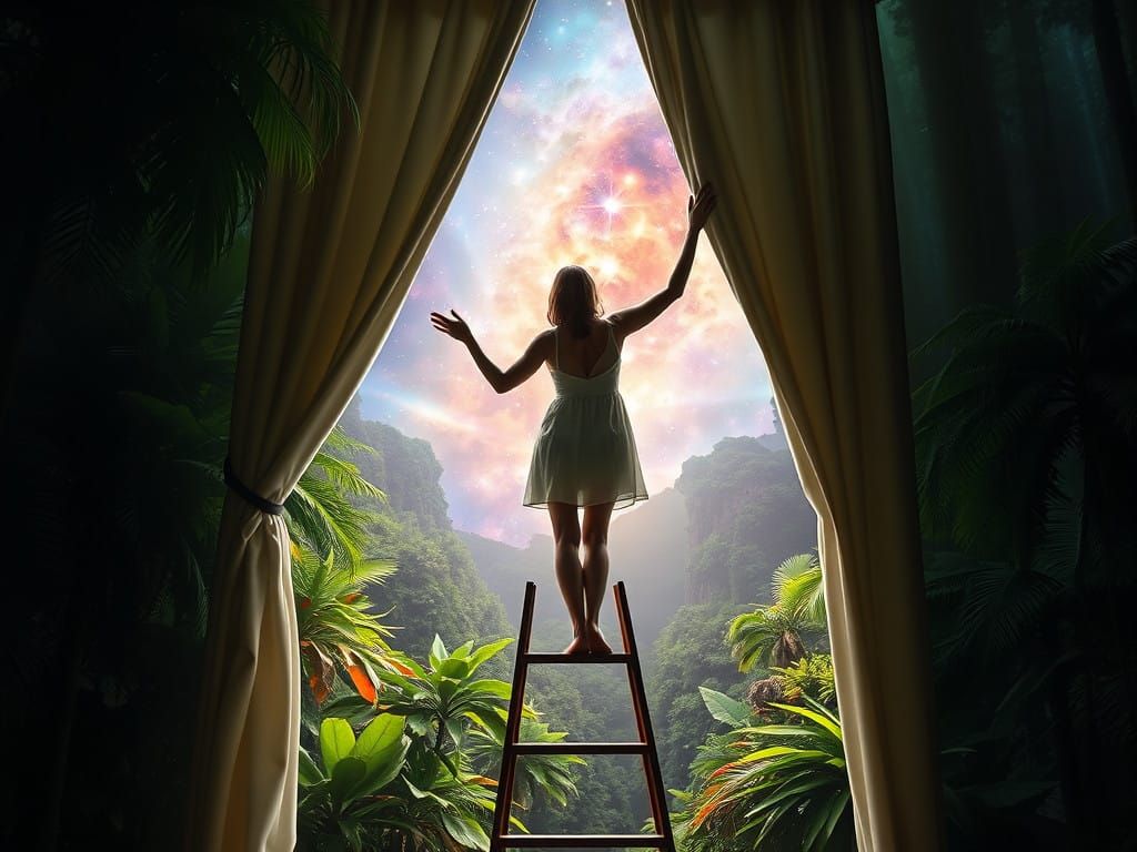 Woman Reveals Tropical Jungle Secret Behind Cosmic Darkness