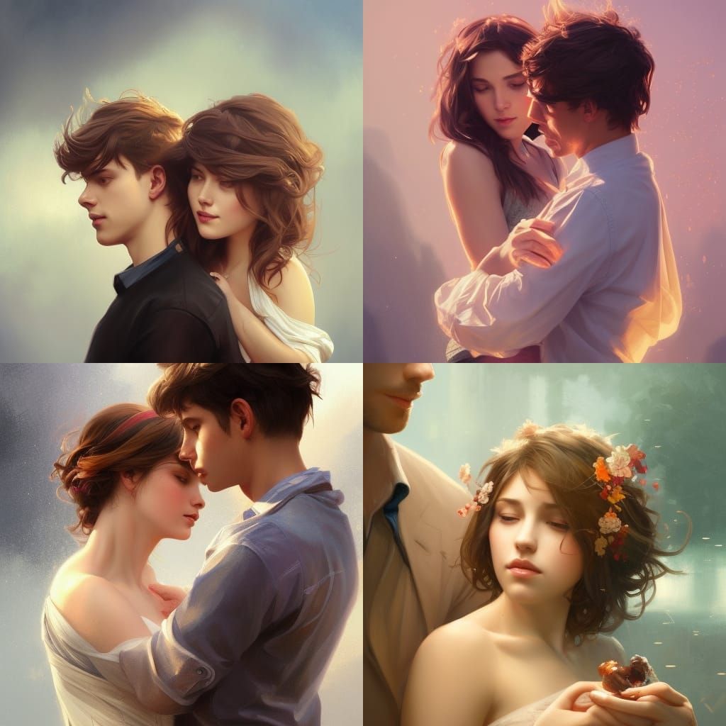 Romantic Date: Hyperdetailed Portrait in Unreal Engine 5