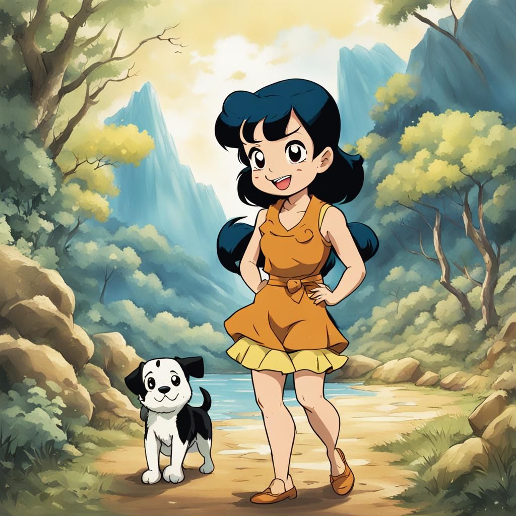 Betty Rubble as Chi-Chi (?)