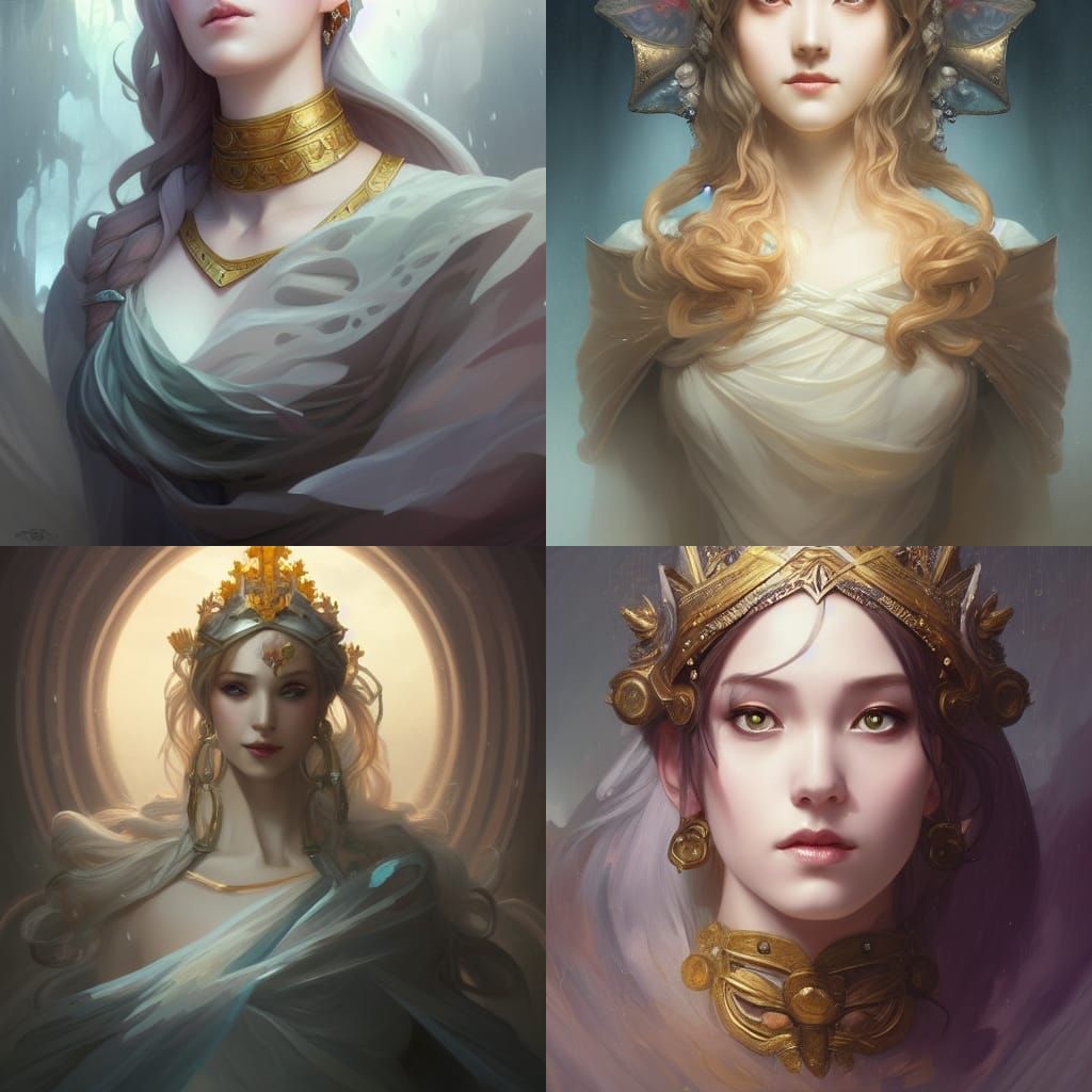 Frigg Portrait in Artgerm and WLOP Style