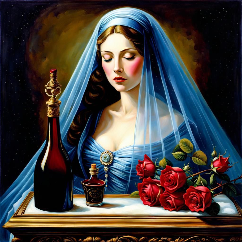 Surreal Sea Dream in Hyperrealism Style