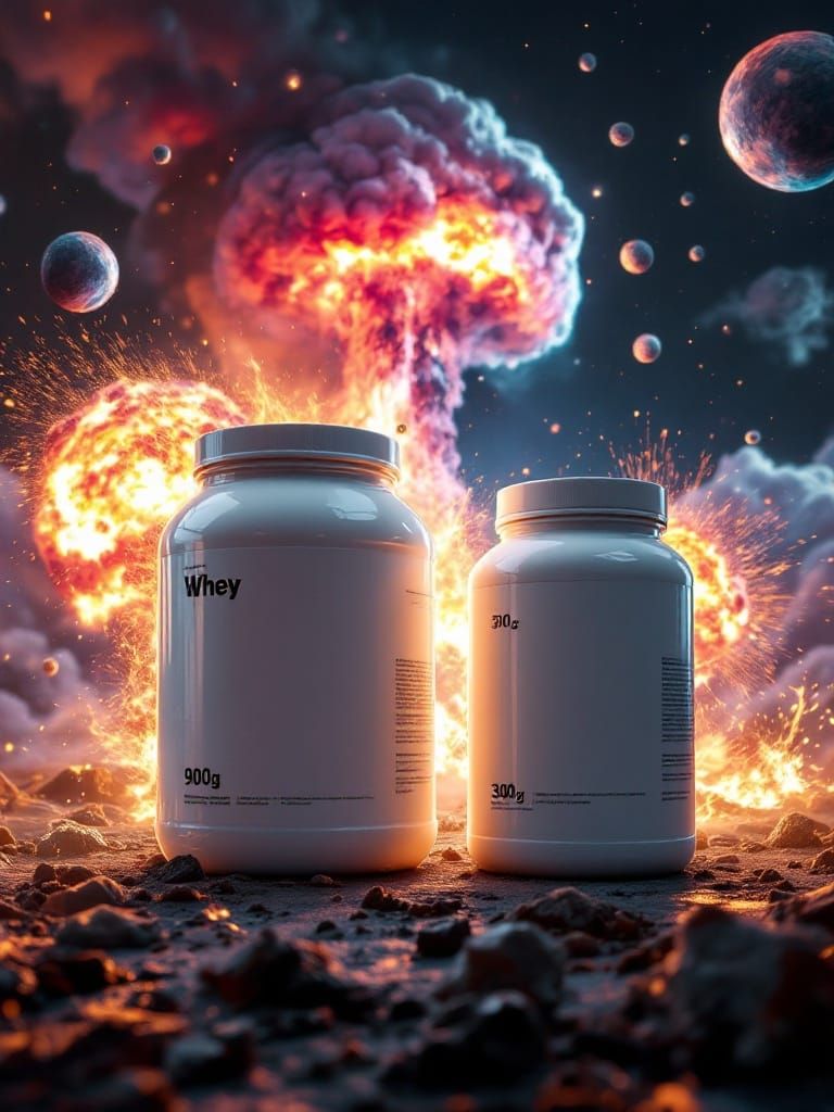 Cosmic Explosion: White Supplements Amidst Apocalyptic Chaos