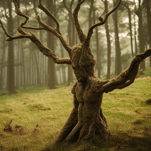 Majestic Moorland Ent in Ethereal Light