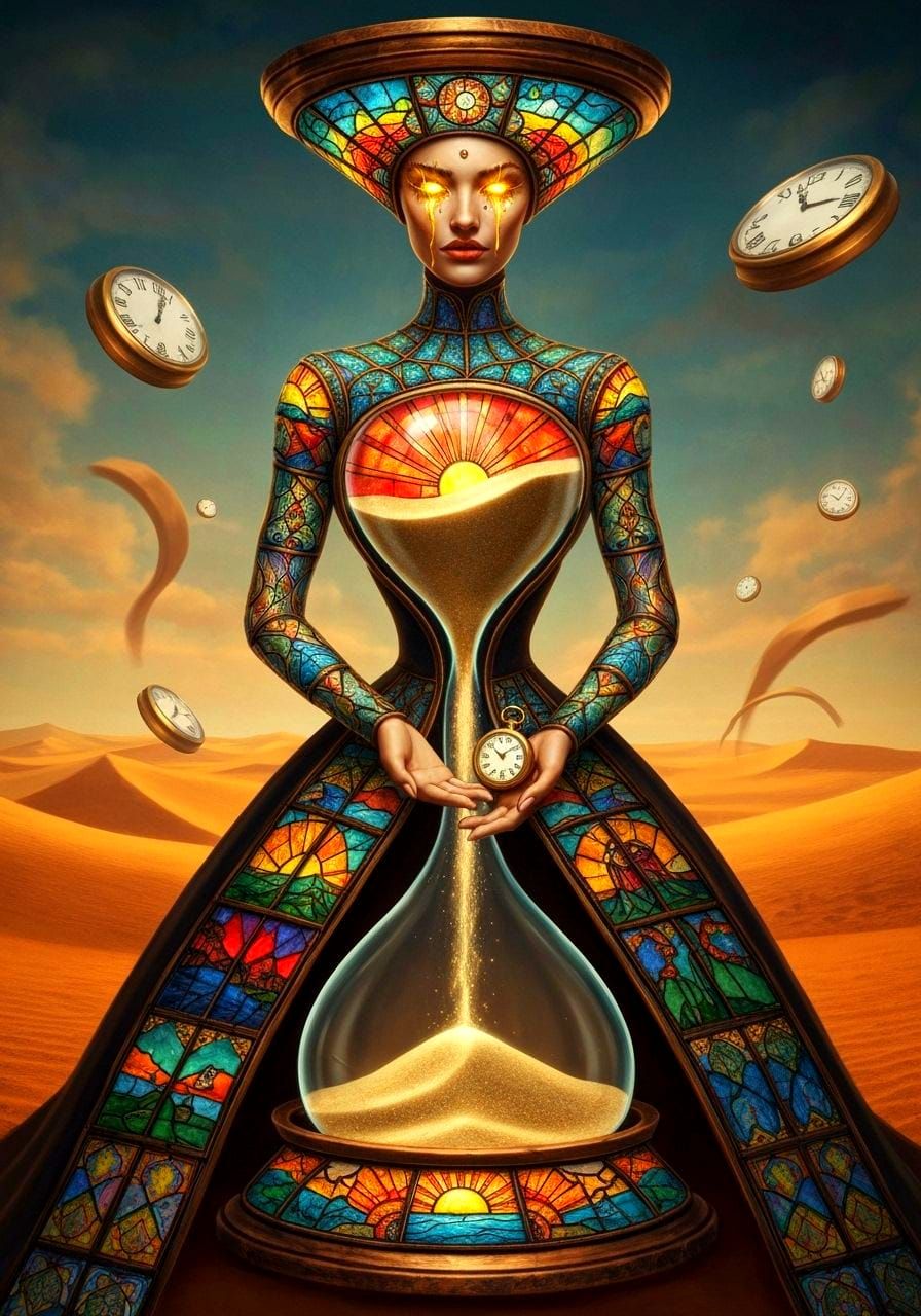 Hourglass Queen of Time and Memory