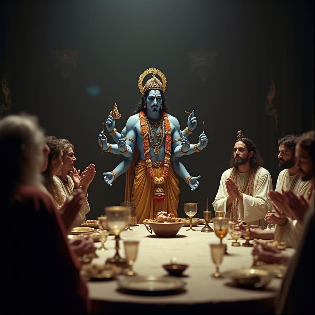 Divine Leaders Unite in Cinematic Round Table Conference