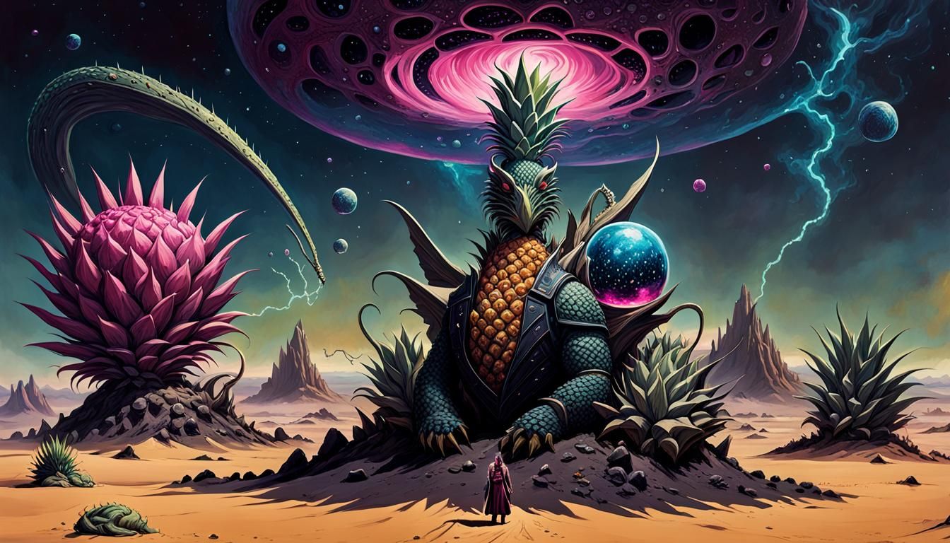 Acidic Dragon Of The Desert