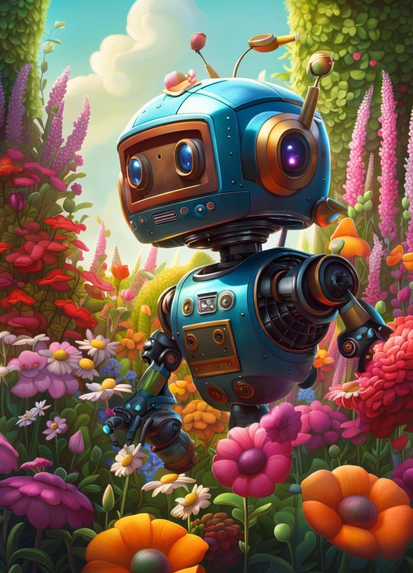 The secret garden of the gardening robot