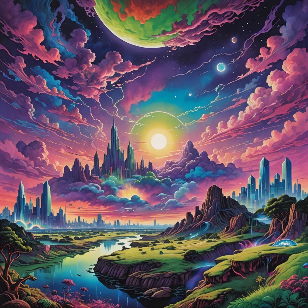 Psychedelic Prog Rock Festival in Roger Dean Style