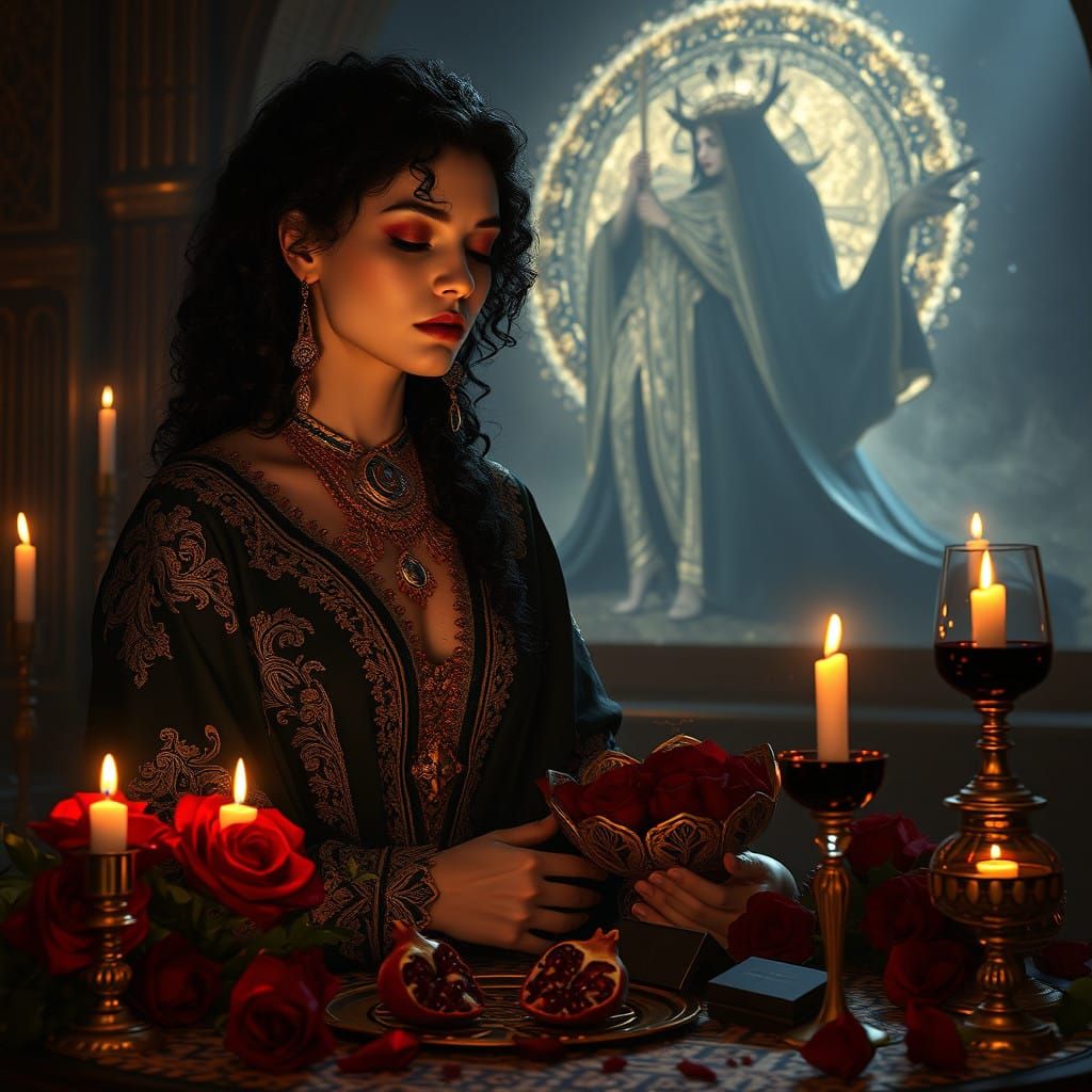 Mystical Moroccan Goddess Invoke Lilith's Power