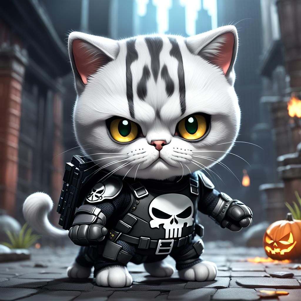 Punisher cat