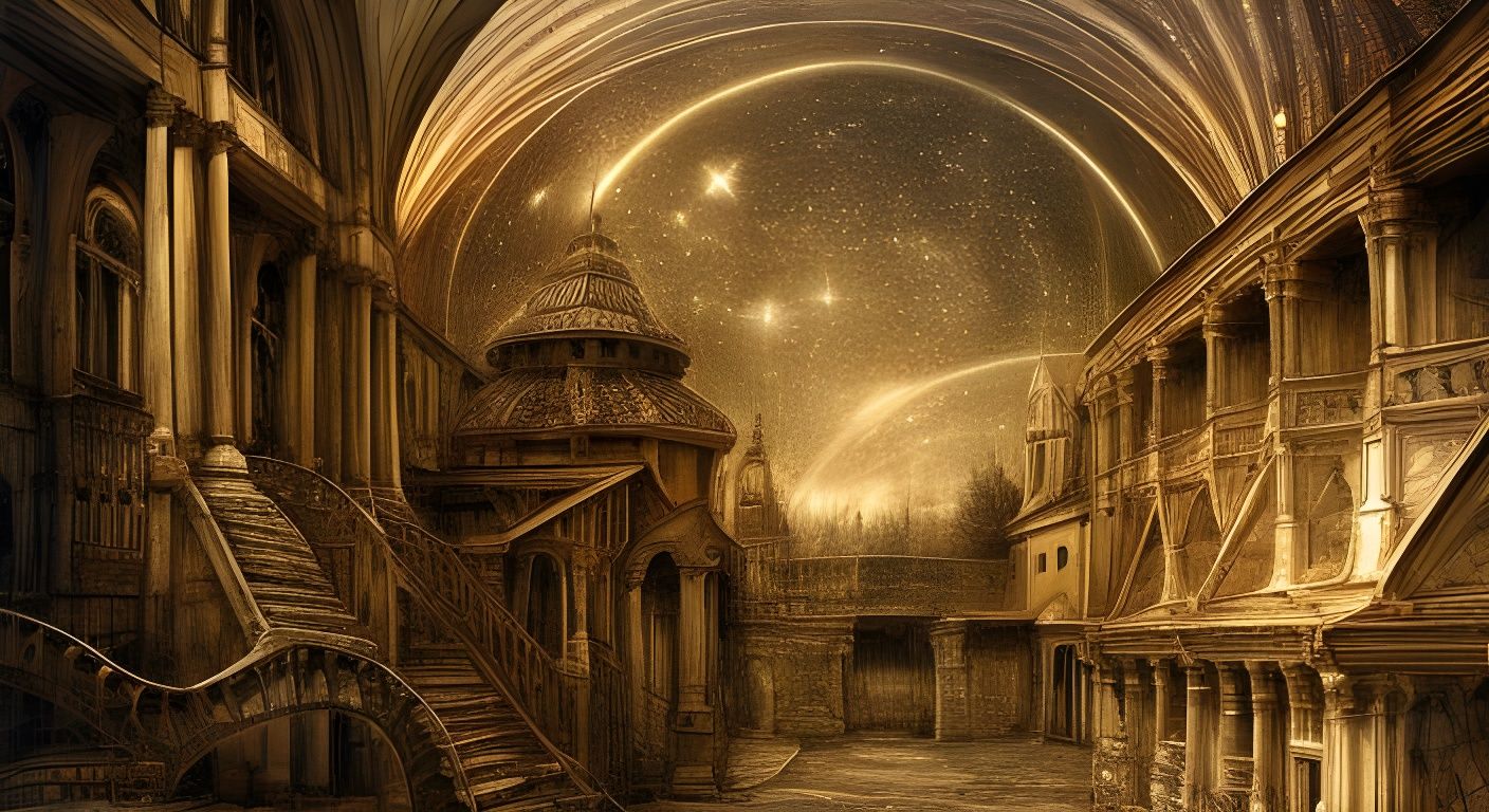 Exploding Starscape Through Window with Dynamic Lighting