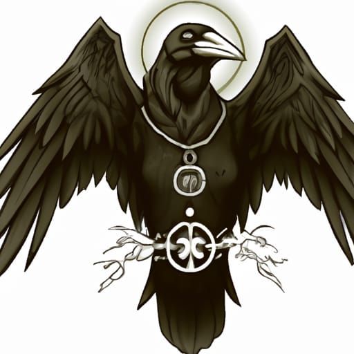 Mystic Raven God Generated by AI