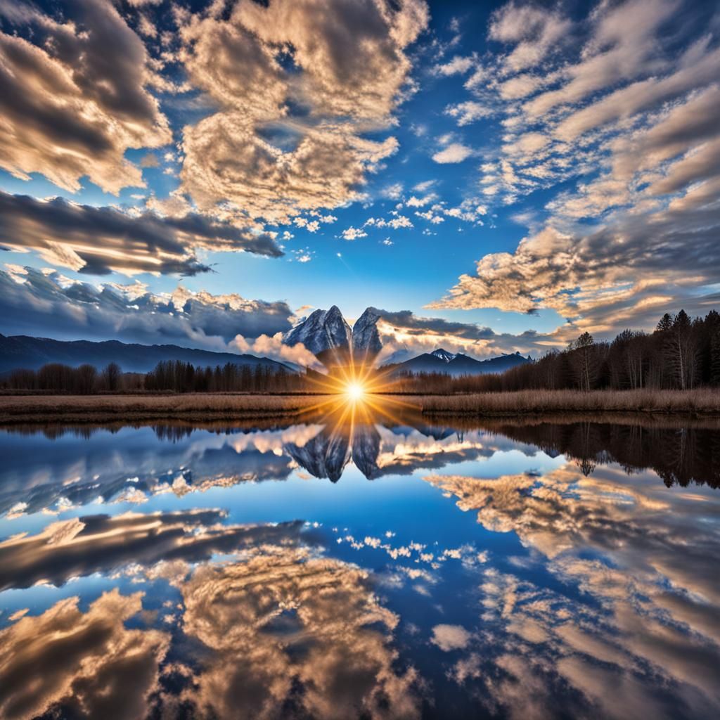 Magnetic Sky Reflection: Stunning Close-Up Vision