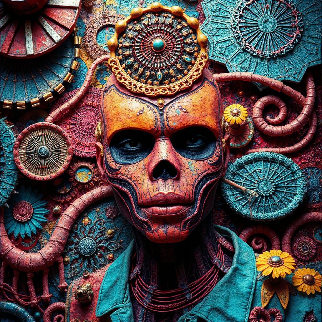 Vibrant Digital Artwork Showcases Community Talent in a Futu...