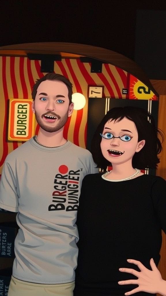 Bob's Burgers Style Character Transformation