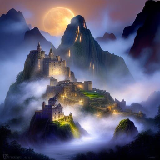 Ethereal Fairy Castle at Machu Picchu