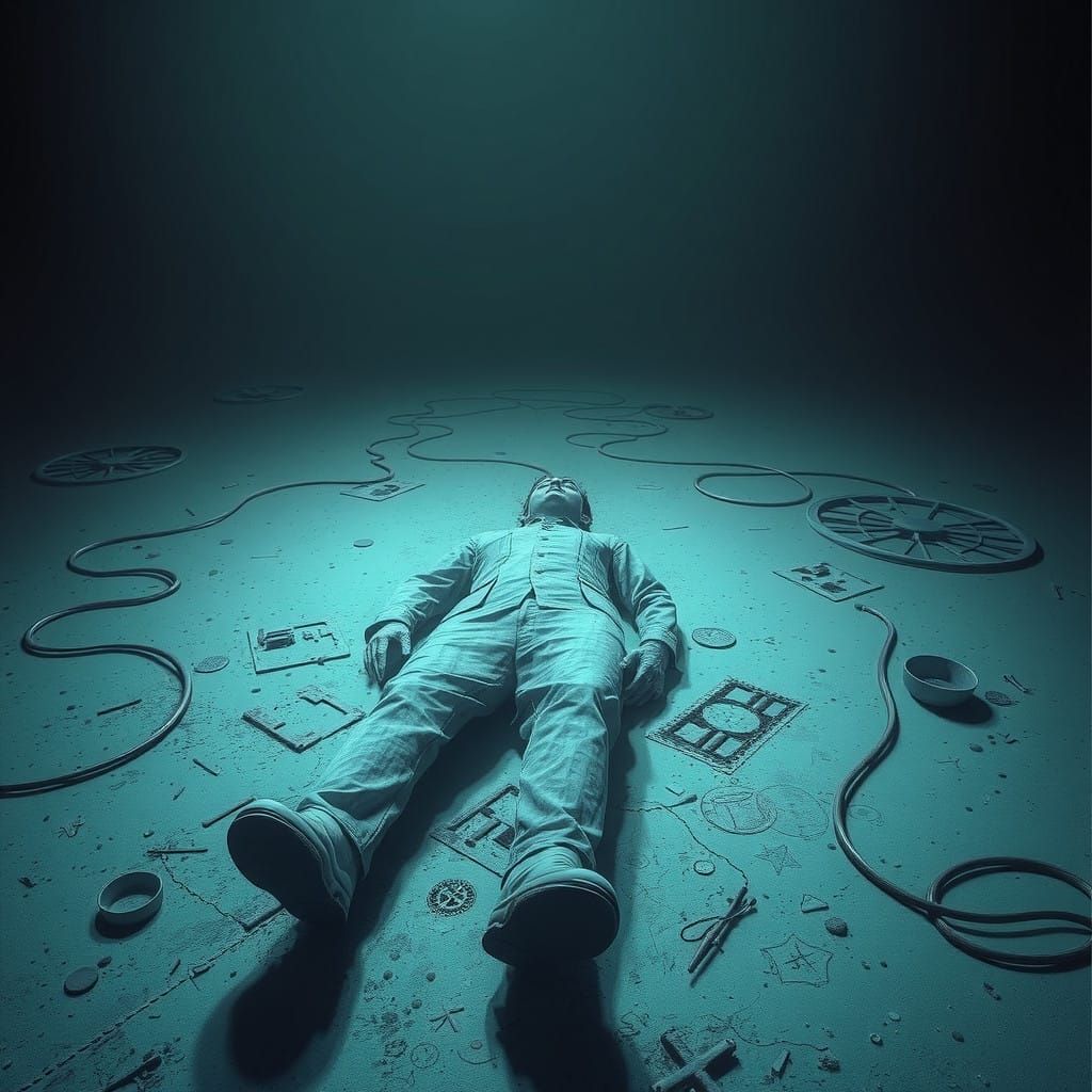 The Captain's Solemn Resting Place on the Sunken Titanic