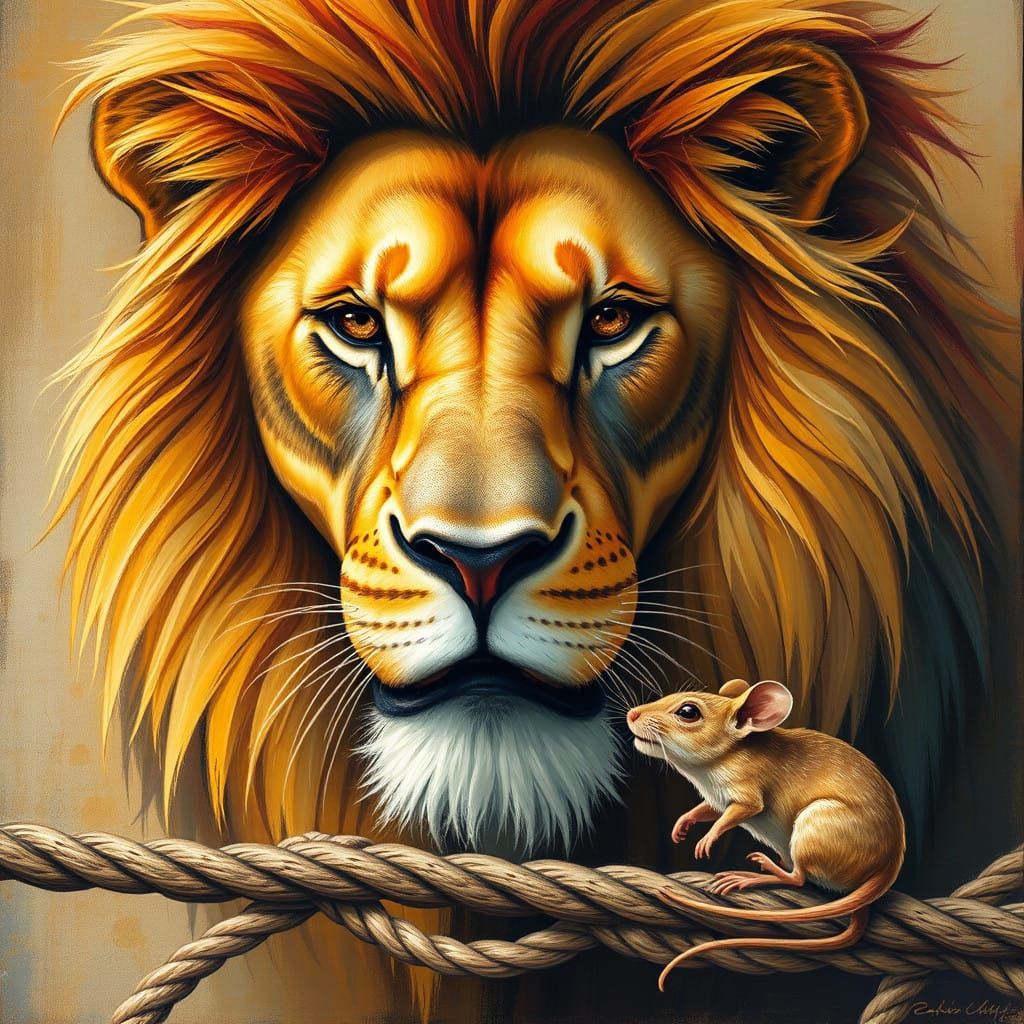 Surreal Oil Painting Reminds Us of Kindness