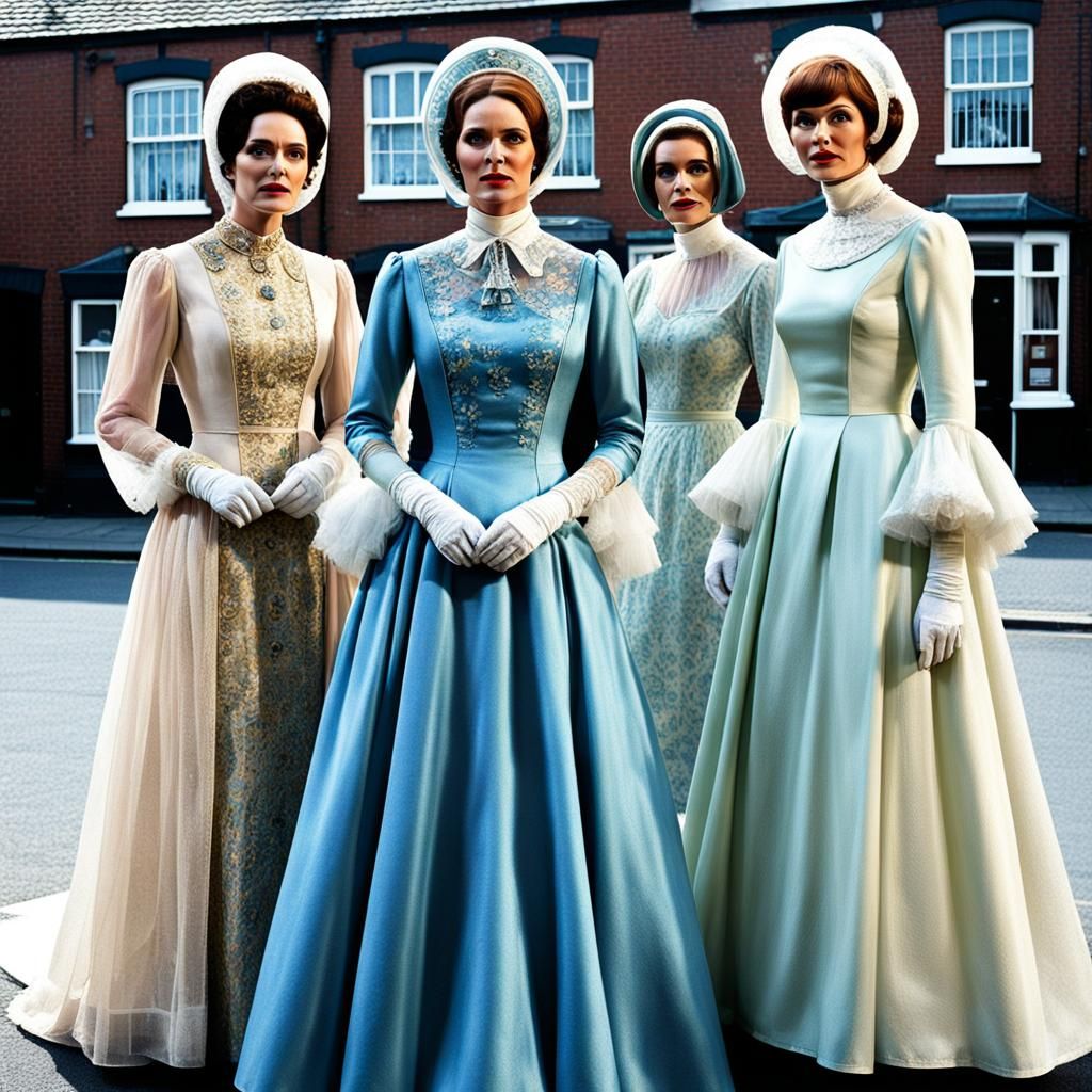 Dystopian Mod Culture: Glamorous Gown in Blighted Britain