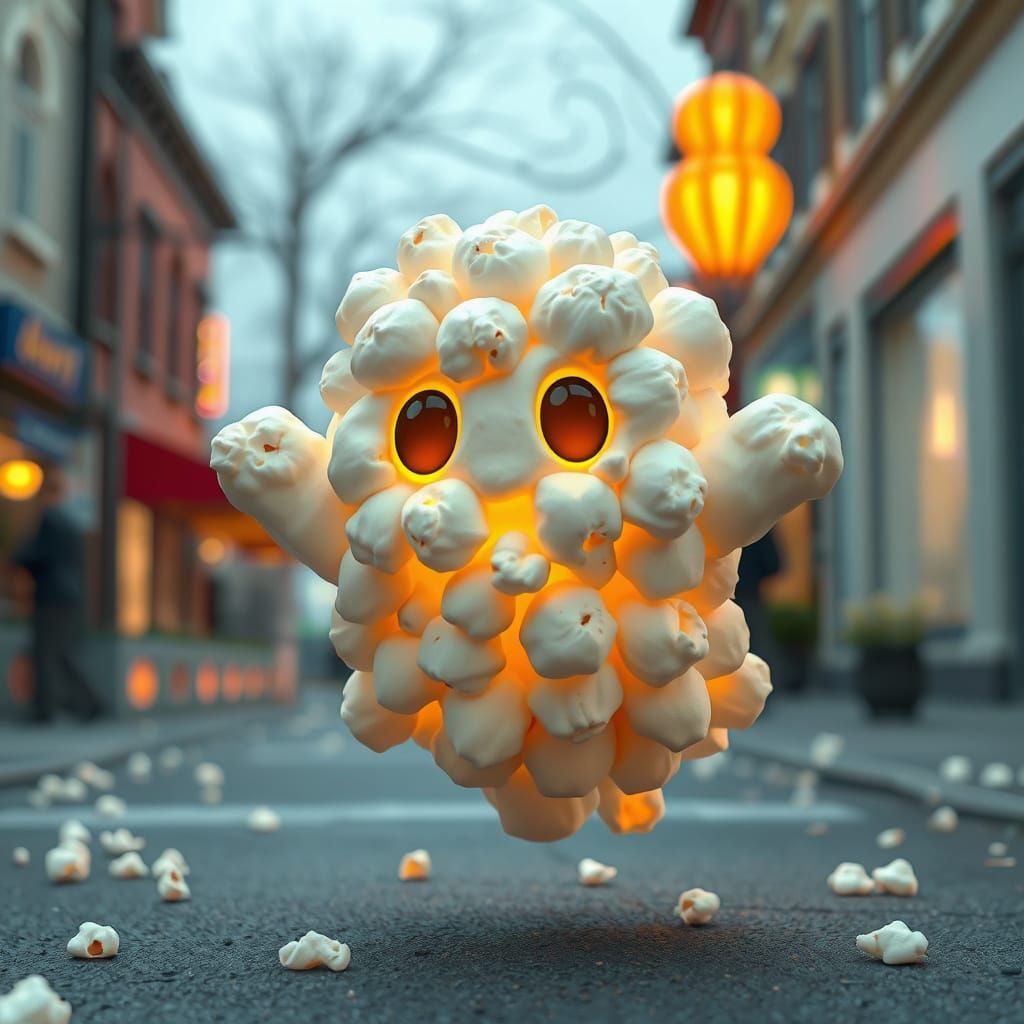 Popcorn ghost