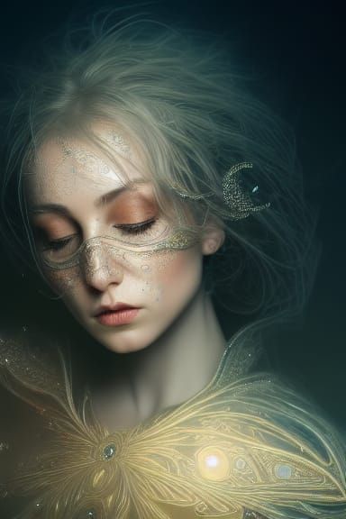 Energy Flows Through Her: Gothic Concept Art