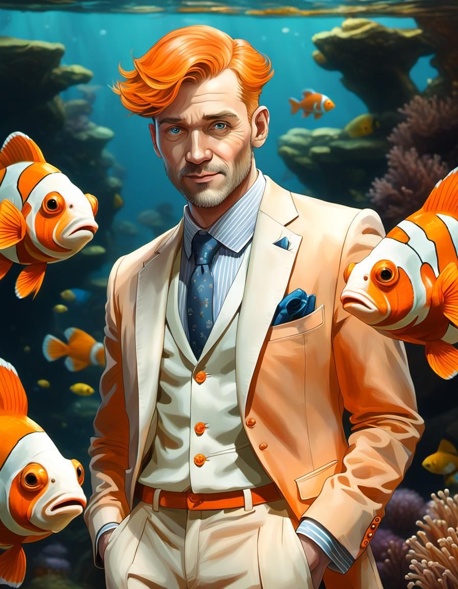 Marlin As A Human From Finding Nemo (Version 3)