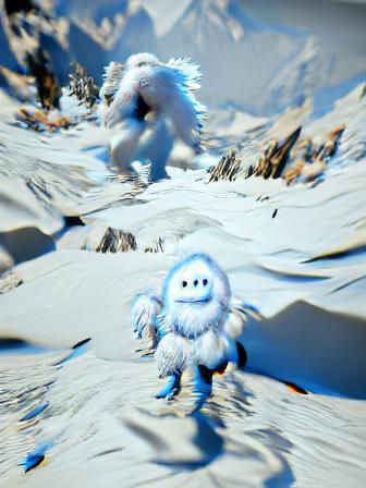 Abominable Snowman in the Himalayas: Unreal Engine