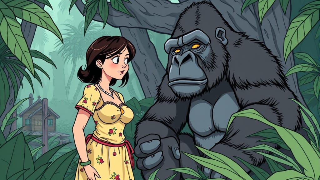Ugly Gorilla's Jungle Abandonment in a Heartwarming Comic