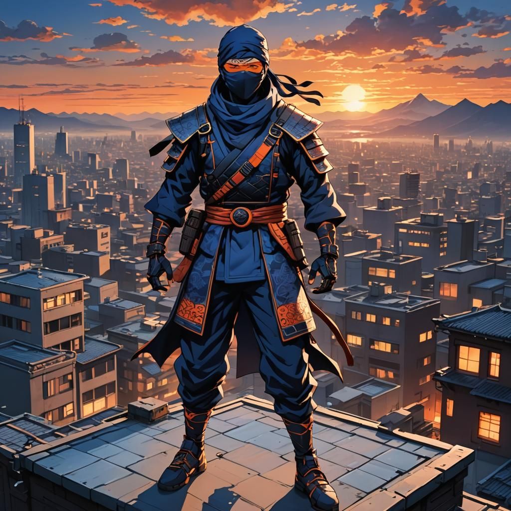 Heroic Ninja Master Akin: Anime Cel-Shaded Masterpiece