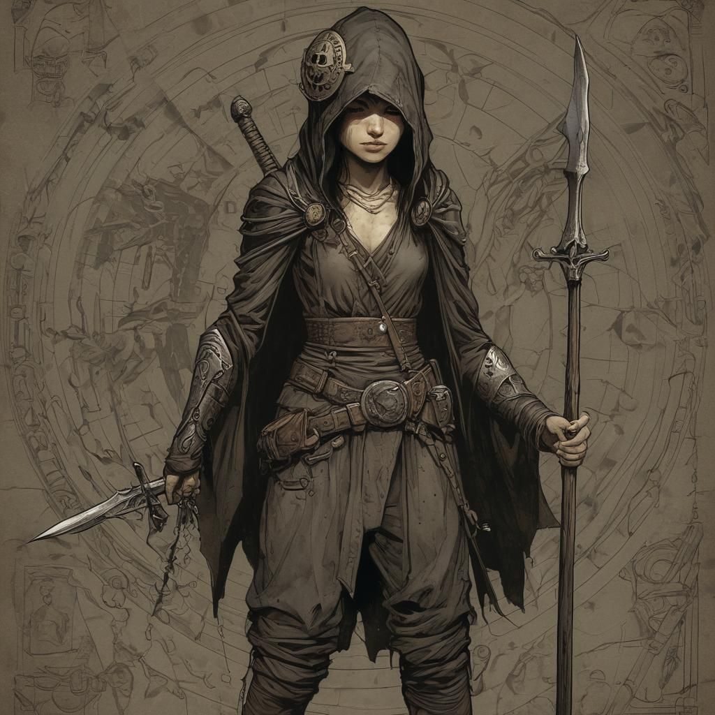 Grimdark Fantasy Art Illustration