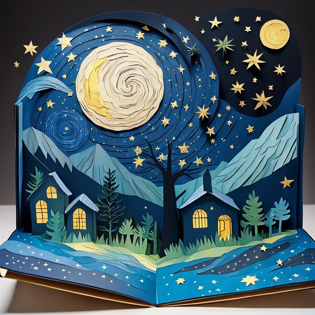 Starry Night Pop-Up Book: Van Gogh Inspired