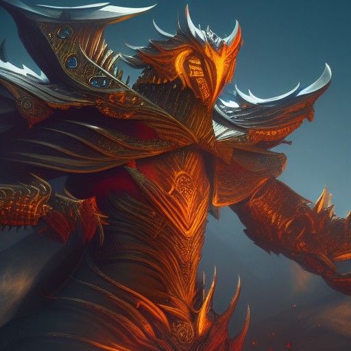 Arataki Itto: Detailed Fantasy Concept Art
