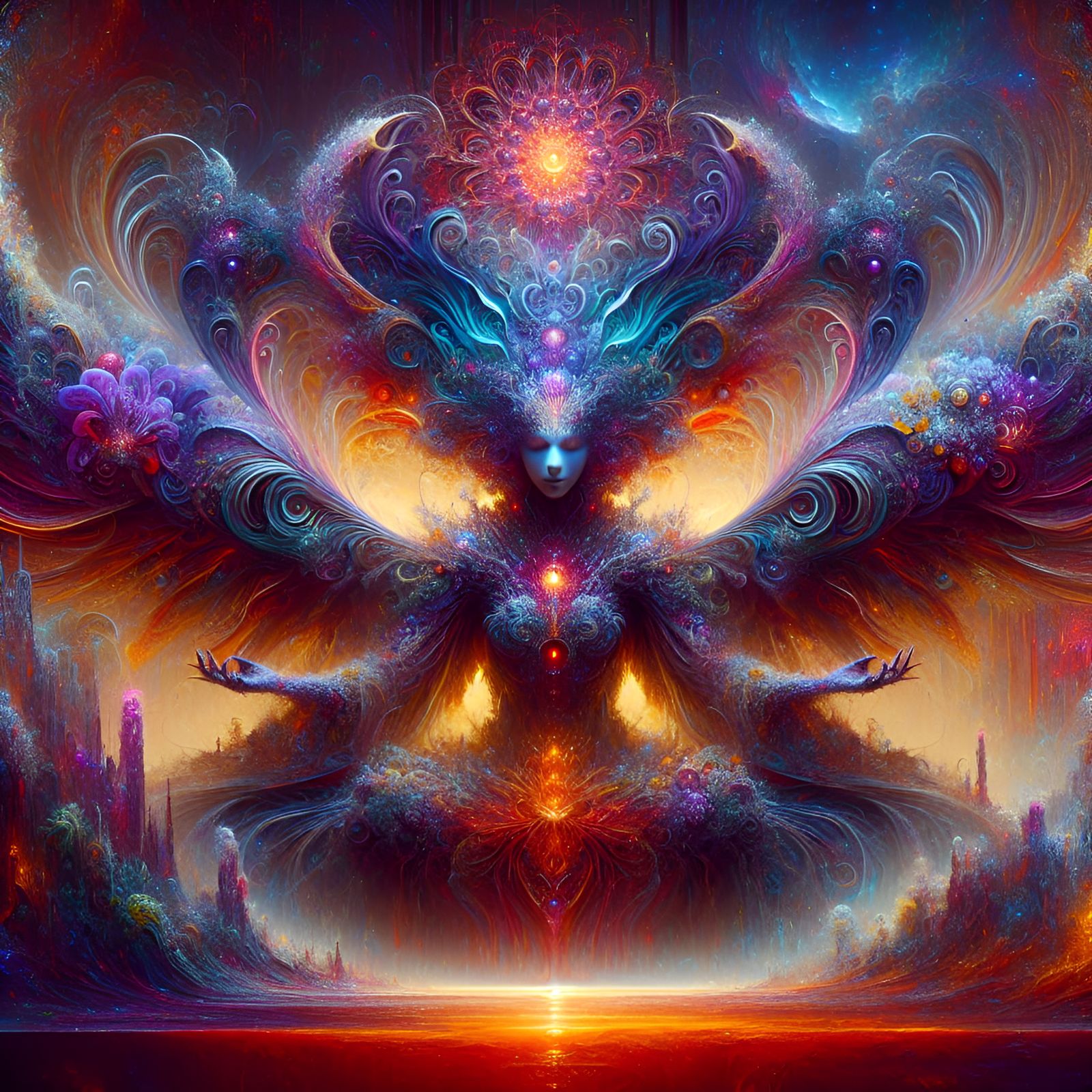 Fantastical Entity of Life and Rebirth