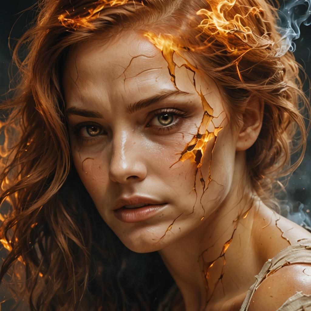 Fractured Reality: A Hellish Portrait