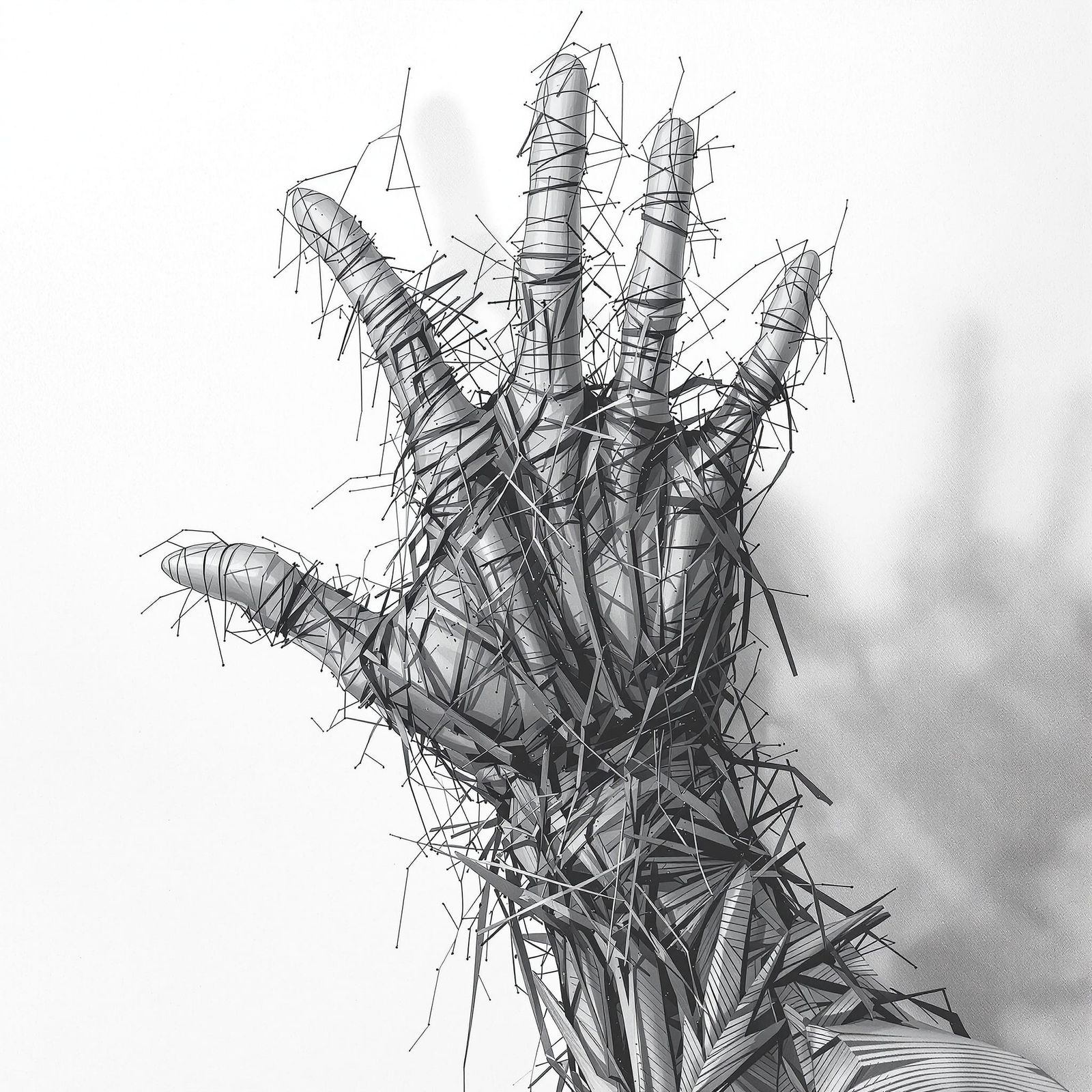 The hand that is alive like the character Thing from Adams F...