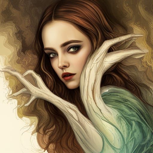 Portrait Inspired by Horror, Sci-Fi, and Fairytales