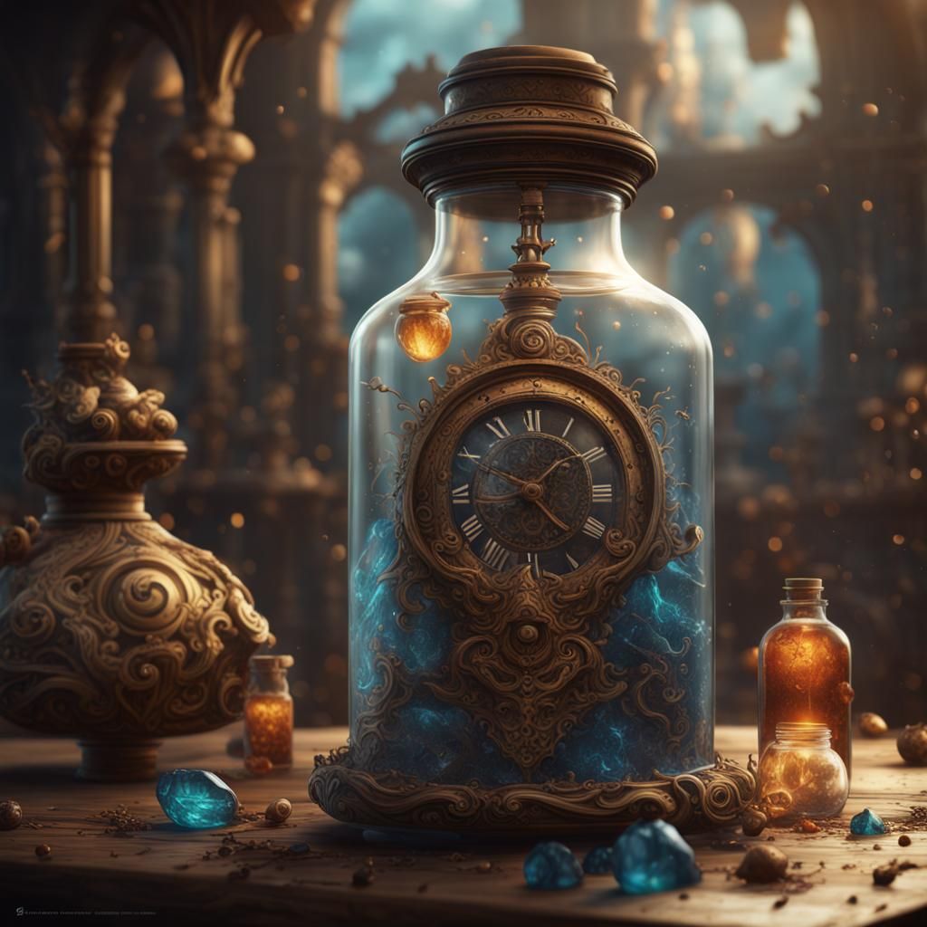 Time in a Bottle: Fantasy Concept Art