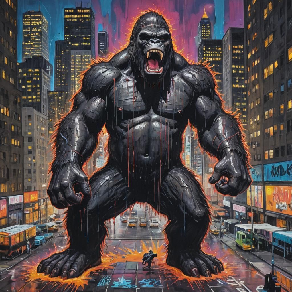 King Kong Roars: Graffiti Art in Abstract Expressionist Styl...