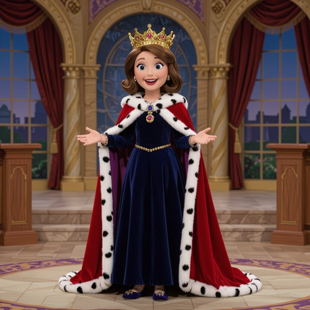 Queen Doris Relives Royal Youth in Chat Show Cinematic Style